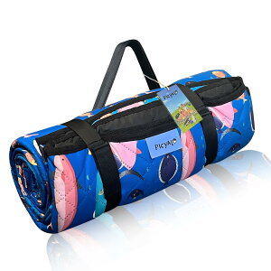 レジャーシート 厚手 三層構造 折りたたみ可能ピクニックマットIPX4防水大判 テントマット持ち運びやすい インナーシートコンパクト軽量断熱 卷き取り式 洗濯機で洗えるおしゃれ かわいい