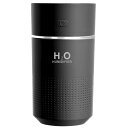 卓上 加湿器 小型 超音波式 静音 ナイトライト 強力 大容量 360ml USB アロマ 対応 ポータブル ミニ かしつき デスク オフィス 寝室 車 メーカー1年保証 ノーマル （ ブラック ）