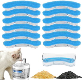 【ペット自動給水器フィルター】 12枚入 犬 猫水飲み器 軟水化フィルター HAPUP/NPET
