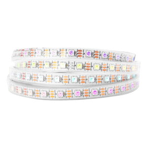 WS2812B LED�e�[�v���C�g 5050 SMD RGBIC �������C���[ 1m 60LEDs �ʂɃA�h���X�w��\ �ؒf�\ �v���O���}�u���\ DC5V �h���[���t���J���[ �����F �l�I�s�N�Z�� ��PCB IP67 �V���R���`���[�u�h�� LE