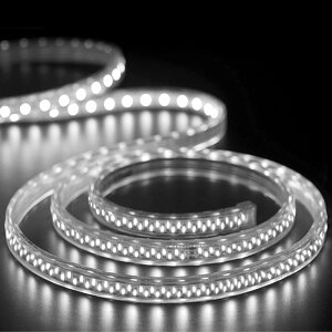 LED�e�[�v���C�g���P�x �`���[�u���C�g �h�� ���邢 �Ȃ���₷�� �ؒf�\ ��t�ȒP �X�g���b�v���C�g �l�I�����C�g �ԐڏƖ� DIY ���� SMD5050 CRI>=95 100V�i�����F 3���[�g���j