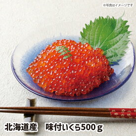 【送料無料】北海道産　味付いくら500g いくら　ギフト gift GIFT おすすめの 贈り物　魚 fish さかな