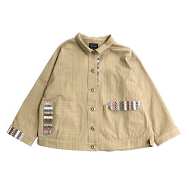 儀右ヱ門 ギエモン ぎえもん 久留米絣 ジャケット ケ151 日本製 オカモト商店 送料無料