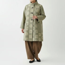 儀右エ門 ギエモン 久留米絣 コート タ218 日本製