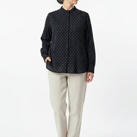 儀右ヱ門 ギエモン ぎえもん 久留米絣長袖羽織 ブラウス Y5175 日本製