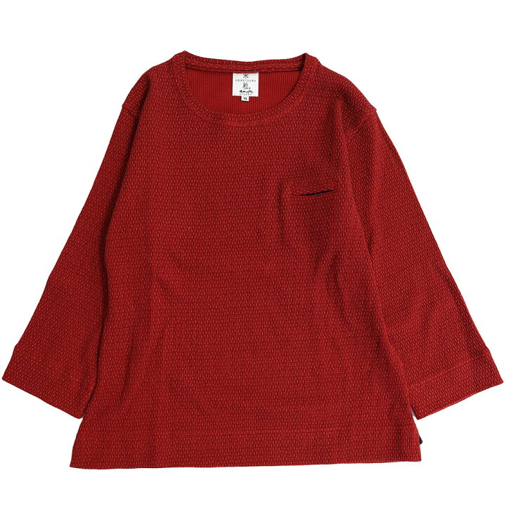 楽天市場】儀右エ門 ギエモン 七分袖 米粒カットソー シャツ R5098  