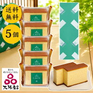 【失敗しない帰省おみやげ】夏ギフト 個包装 カステラ《青箱》 5個入り カステラ 銀装 OB10 個装 プレゼ…