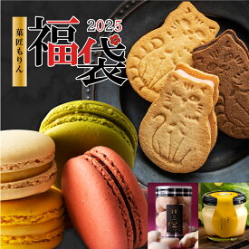 数量限定 福袋2025 スイーツ 4種22個 大人気 スイーツ 詰め合わせ 福袋 ギフト マカロン 猫型ショコラサンド プリン クッキー お試し お礼 お祝い 送料無料 お一人様1セット限定
