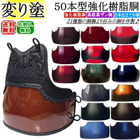 剣道 胴 / 変り塗り50本型強化樹脂胴　胴裏文字彫り無料！ 送料無料(北海道・沖縄県除く) 【防具 剣道防具 剣道具】【RCP gift】