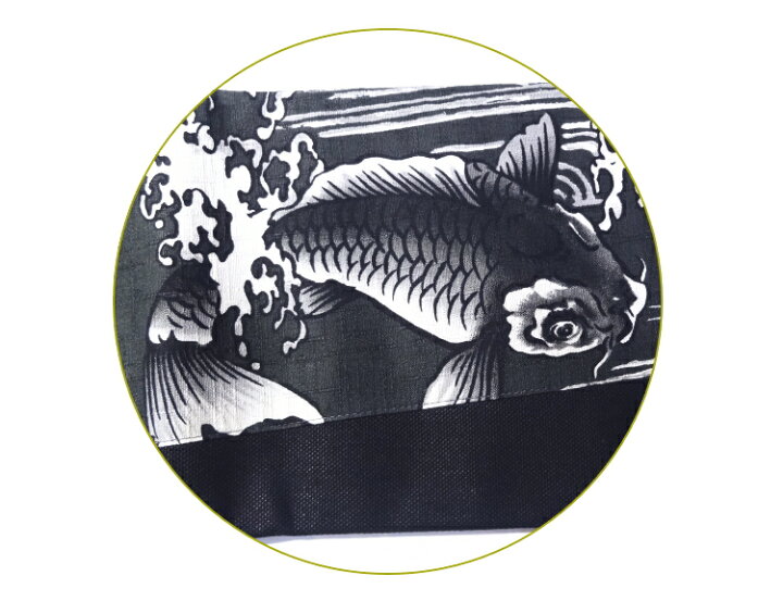 楽天市場】[夢道] 日本製特製帆布竹刀袋3本入[鯉] 刺繍無料！送料無料 