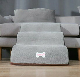 ドッグステップ ペットステップ 2段階 3段階 犬 小型犬 愛犬 介護 高齢犬 室内 登り台 犬用階段 おしゃれ ソファー 滑り止め カバー取り外し ペット用品 ペットの階段 ウォッシャブル リムーバブル 高密度フォーム 耐久