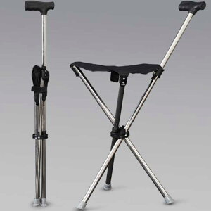 �X�e�b�L�`�F�A �܂肽���� �y�� �ω׏d150kg �O�r �C�X �� �����X�e�b�L �܂��ݏ� ���� �����Y ���f�B�[�X �x�e �U? ������ ���s�⏕�� ����~�� �A���~�� �R���p�N�g �g�ѕ֗� �S���t 