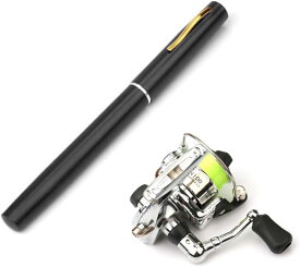 釣り竿 スピニングリール セット 伸縮ロッド 携帯用 渓流釣り 氷釣り 冬釣り 初心者 上級者 1m 1.4m 1.6m カラーバリエーション