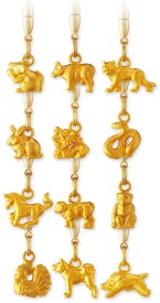 純金ストラップ　干支 ストラップ 純金 金 24k k24 24金 ゴールド ストラップチャーム お守り 金ストラップ チャーム 干支 辰年 グッズ キーホルダー 2025年 干支ストラップ へび 年 ヘビ 巳 巳年 龍 動物 竜 辰 十二支 2025 還暦祝 金の蛇 へびどし 辰 午