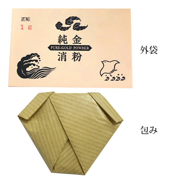 楽天市場】金粉（消粉）4号色 1g【送料無料】 金粉 金 粉 金継ぎ 