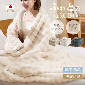 ＼期間限定★クーポンで最安4,280円／【楽天1位】電気毛布 掛け敷き兼用 ふわとろ電気毛布 大判190×130/160×80/120×60cm 炭素繊維ヒーター 両用 フランネル 自動電源オフ ダニ退治 過熱保護 タイマー機能付 電気ブランケット ひざ掛け 洗える ダブル 2人 節電