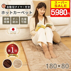 【楽天1位】『クーポン利用で5980円』【AI自動温度調節】ホットカーペット ホットマット型電気毛布 180cm×80cm ホットマット 電気毛布 敷き 炭素繊維ヒーター タイマー機能付 どこでもマット 電気マット 一人用 ふわまっと ふわふわフランネル洗える節電 電気暖房