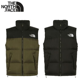 送料無料 ノースフェイス ヌプシベスト メンズ ダウン ダウンベスト THE NORTH FACE Nuptse Vest ND92338 黒 ブラック カーキ