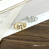 【お買い物マラソン！全商品ポイント5倍！】〔diane ディアン〕 Loveリング レディース アクセサリー 細…