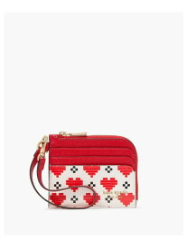 【SALE／50%OFF】デヴィン ピクセル ハート コイン カード ケース リスレット kate spade new york ケイトスペードニューヨーク 財布・ポーチ・ケース 名刺入れ・カードケース【RBA_E】【送料無料】[Rakuten Fashion]