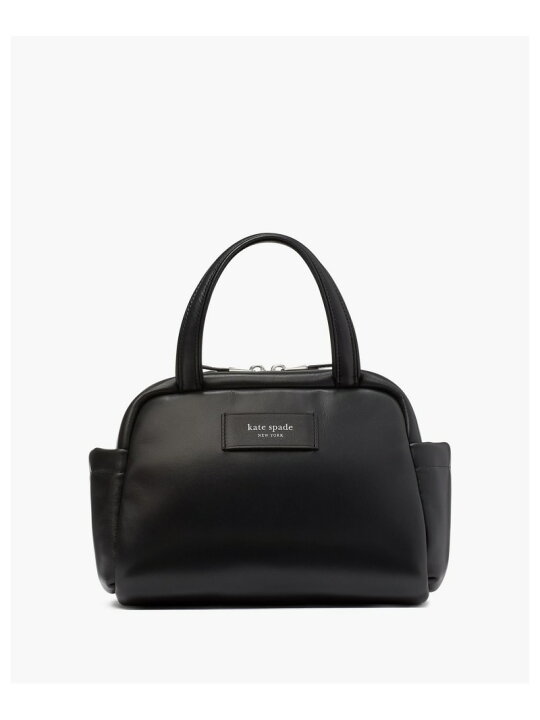 楽天市場】パフド レザー サッチェル kate spade new york ケイト 