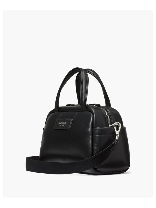 楽天市場】パフド レザー サッチェル kate spade new york ケイト