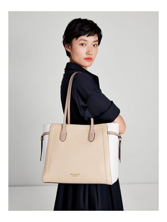 楽天市場】【SALE／40%OFF】ノット カラーブロック ぺブル レザー 