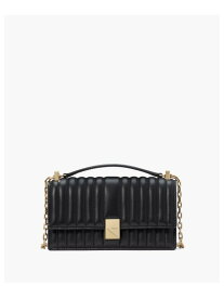 デコ キルテッド ミニ フラップ チェーン クロスボディ kate spade new york ケイトスペードニューヨーク バッグ ショルダーバッグ ブラック【送料無料】[Rakuten Fashion]