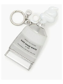 【公式】スクイーズ シャイニー メタリック ペイント チューブ キー フォブ kate spade new york ケイトスペードニューヨーク ファッション雑貨 チャーム・キーチェーン ホワイト【送料無料】[Rakuten Fashion]