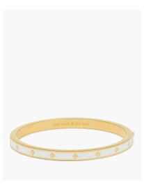 【SALE／55%OFF】【公式】エナメル ヒンジ バングル kate spade new york ケイトスペードニューヨーク アクセサリー・腕時計 ブレスレット・バングル ホワイト【RBA_E】【送料無料】[Rakuten Fashion]