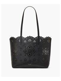 ドゥー イット オール スペード フラワー パーフォレーテッド ラージ トート kate spade new york ケイトスペードニューヨーク バッグ トートバッグ ブラック【送料無料】[Rakuten Fashion]