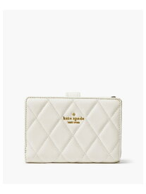 【SALE／68%OFF】【公式】キャリー ミディアム コンパクト バイフォールド ウォレット kate spade new york ケイトスペードニューヨーク 財布・ポーチ・ケース 財布 ホワイト【RBA_E】【送料無料】[Rakuten Fashion]