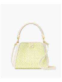 【SALE／64%OFF】フィービー ツートン ストロー スモールトップ ハンドル サッチェル kate spade new york ケイトスペードニューヨーク バッグ ハンドバッグ グリーン【RBA_E】【送料無料】[Rakuten Fashion]
