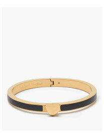 ハート ユー エナメル ヒンジ バングル kate spade new york ケイトスペードニューヨーク アクセサリー・腕時計 ブレスレット・バングル ブラック【送料無料】[Rakuten Fashion]