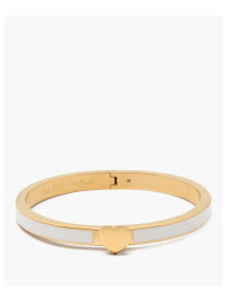 ハート ユー エナメル ヒンジ バングル kate spade new york ケイトスペードニューヨーク アクセサリー・腕時計 ブレスレット・バングル ホワイト【送料無料】[Rakuten Fashion]