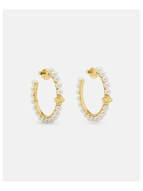 【公式】スペード フラワー パール フープ kate spade new york ケイトスペードニューヨーク アクセサリー・腕時計 ピアス ホワイト【送料無料】[Rakuten Fashion]