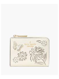 【SALE／70%OFF】マディソン フェスティバル フローラル パーフ スモール L-ジップ ウォレット kate spade new york ケイトスペードニューヨーク 財布・ポーチ・ケース 財布 ホワイト【RBA_E】【送料無料】[Rakuten Fashion]