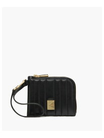 デコ キルテッド コイン カード ケース リスレット kate spade new york ケイトスペードニューヨーク 財布・ポーチ・ケース 名刺入れ・カードケース ブラック【送料無料】[Rakuten Fashion]