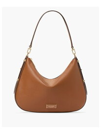 リブ ラージ ホーボー バッグ kate spade new york ケイトスペードニューヨーク バッグ ショルダーバッグ ブラウン【送料無料】[Rakuten Fashion]
