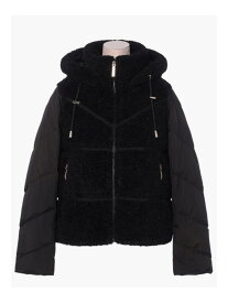 【SALE／50%OFF】クロップド シェルパ パファー kate spade new york ケイトスペードニューヨーク ジャケット・アウター その他のジャケット・アウター ブラック【RBA_E】【送料無料】[Rakuten Fashion]