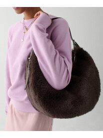 【SALE／75%OFF】【公式】ノヴァ フェイク ファー ラージ クレセント ショルダー バッグ kate spade new york ケイトスペードニューヨーク バッグ ショルダーバッグ ブラウン【RBA_E】【送料無料】[Rakuten Fashion]