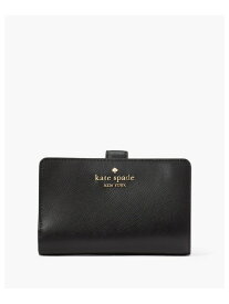 【SALE／64%OFF】マディソン ミディアム コンパクト バイフォールド ウォレット kate spade new york ケイトスペードニューヨーク 財布・ポーチ・ケース 財布 ブラック【RBA_E】【送料無料】[Rakuten Fashion]
