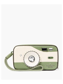 【SALE／64%OFF】ピクチャー ディス 3D カメラ リスレット kate spade new york ケイトスペードニューヨーク 財布・ポーチ・ケース ポーチ グリーン【RBA_E】【送料無料】[Rakuten Fashion]