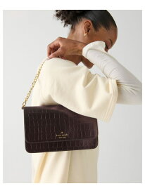 【SALE／75%OFF】【公式】マディソン クロコエンボス ウィロー ミディアム コンバーチブル クロスボディ kate spade new york ケイトスペードニューヨーク バッグ ショルダーバッグ ブラウン【RBA_E】【送料無料】[Rakuten Fashion]