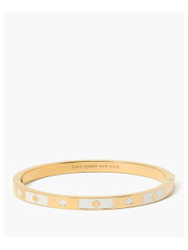 【SALE／55%OFF】【公式】スポット ザ スペード エナメル ブロック ヒンジ バングル kate spade new york ケイトスペードニューヨーク アクセサリー・腕時計 ブレスレット・バングル ホワイト【RBA_E】【送料無料】[Rakuten Fashion]