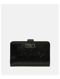 【SALE／68%OFF】【公式】ブリジット クリンクル パテント ミディアム コンパクト バイフォールド ウォレット kate spade new york ケイトスペードニューヨーク 財布・ポーチ・ケース 財布 ブラック【RBA_E】【送料無料】[Rakuten Fashion]