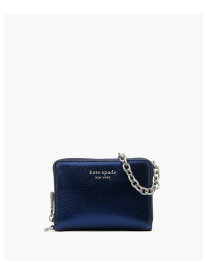 【SALE／50%OFF】ナターシャ メタリック ペブルド レザー チェーン コンパクト リスレット kate spade new york ケイトスペードニューヨーク 財布・ポーチ・ケース 名刺入れ・カードケース【RBA_E】【送料無料】[Rakuten Fashion]
