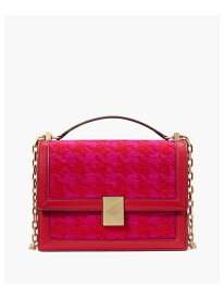 【SALE／40%OFF】デコ ハウンドトゥース シェニール チェーン ショルダー バッグ kate spade new york ケイトスペードニューヨーク バッグ ショルダーバッグ レッド【RBA_E】【送料無料】[Rakuten Fashion]