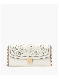 【SALE／70%OFF】フィービー フェスティバル フローラル パフォー レイテッド ターンロック ウォレット オン ア チェーン kate spade new york ケイトスペードニューヨーク 財布・ポーチ・ケース 財布 ホワイト【RBA_E】【送料無料】[Rakuten Fashion]
