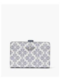 【SALE／55%OFF】スペード フラワー コーテッド キャンバス ミディアム コンパクト バイフォールド ウォレット kate spade new york ケイトスペードニューヨーク 財布・ポーチ・ケース 財布【RBA_E】【送料無料】[Rakuten Fashion]